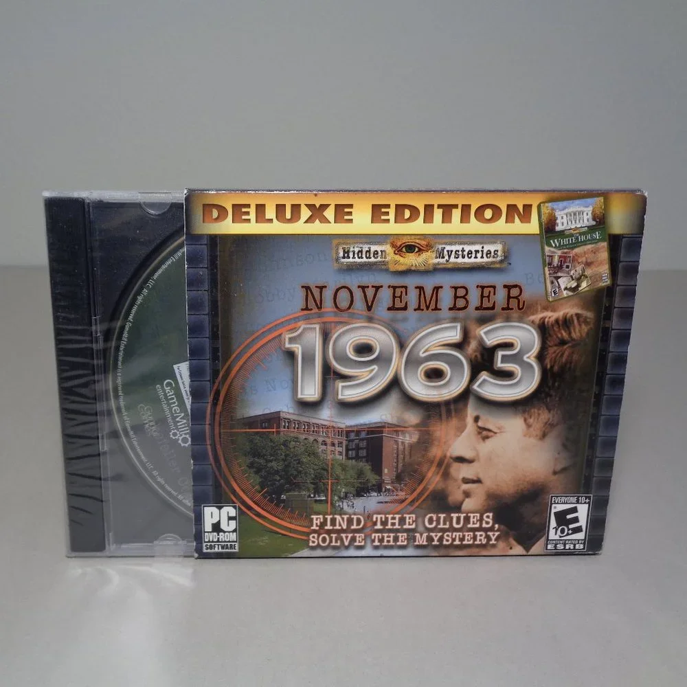 NOVEMBER 1963 New PC DVD-ROM Video Game / Deluxe Edition